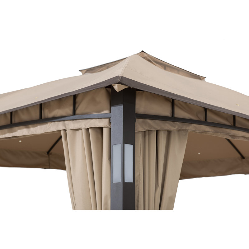 Sunjoy Moorehead 13 Ft. W x 11 Ft. D Steel Patio Gazebo & Reviews Wayfair